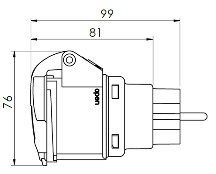 adattatore rosi 1868 misure descr
