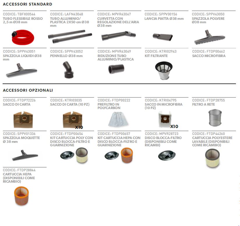 asdo14205 accessori