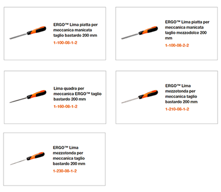Bahco Bahco 1-478-10-1-2 Assortiti 5 Pezzi Ingegnere Lima Set 10in 250mm BAH47708 