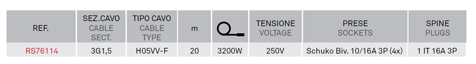 avvolgicavo rosi rs76114 tab descr