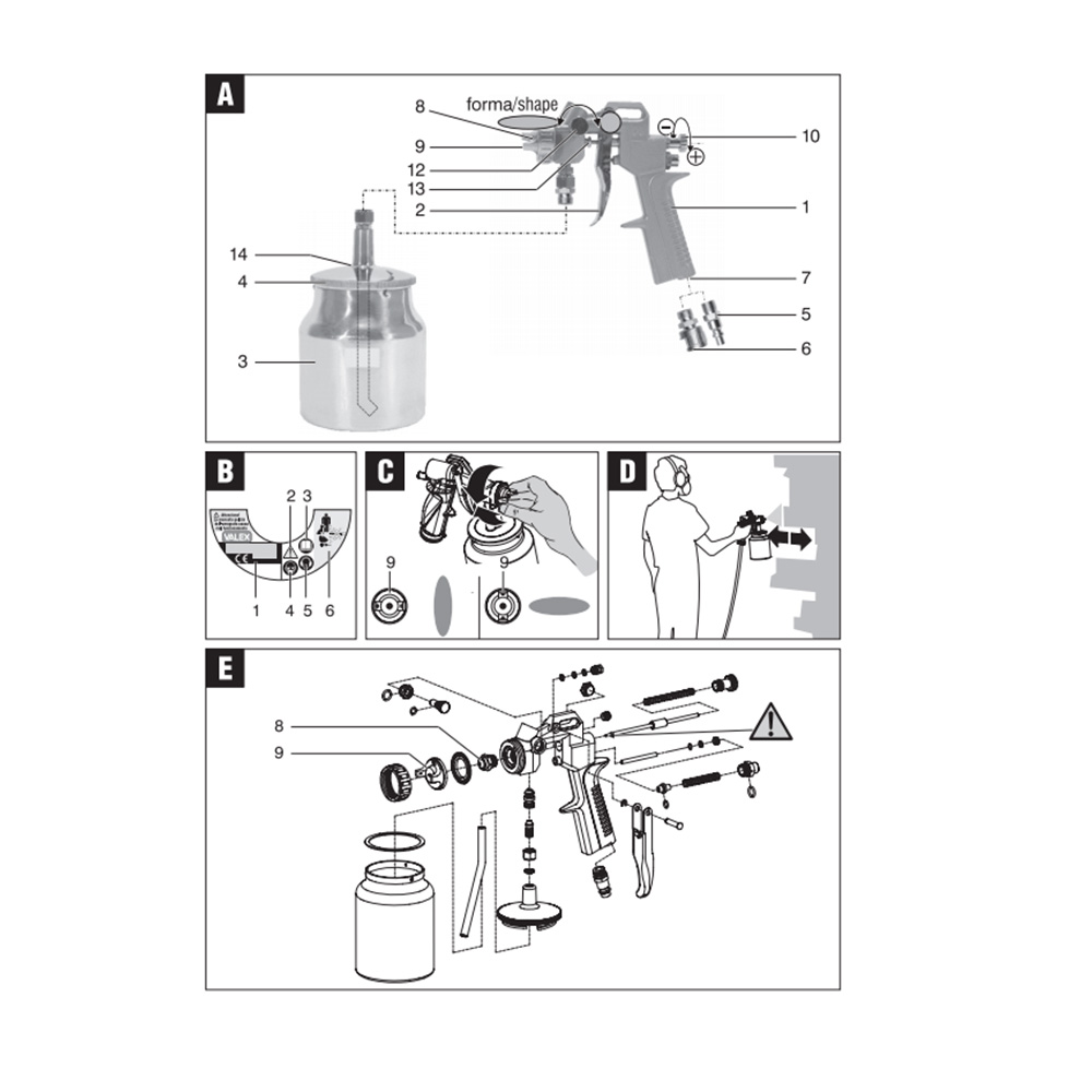 caratteristiche aerografo kit 1559917