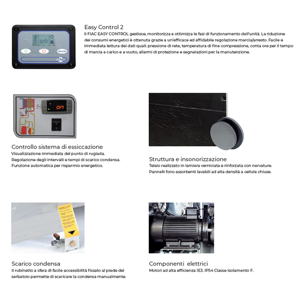 compressore fiac newsilver d 7.5 300.caratt descr