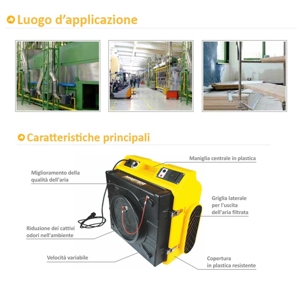 depuratore master mas13 caratt descr