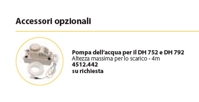 deumidificatore master dh752 acc opz descr