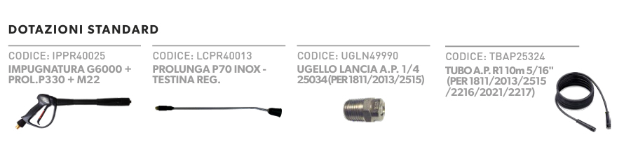 idropulitrice portotecnica benzc idaf40352 accessori descr
