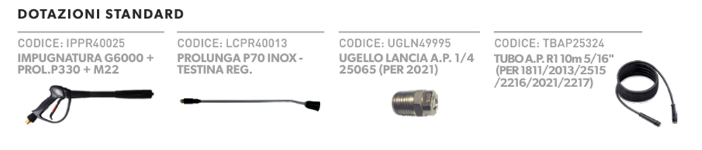 idropulitrice portotecnica benzc idaf40359 accessori descr