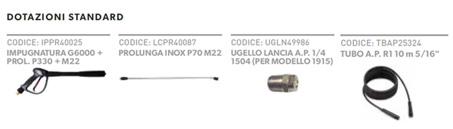 idropulitrice portotecnica runner h4 d1915p4t acc descr