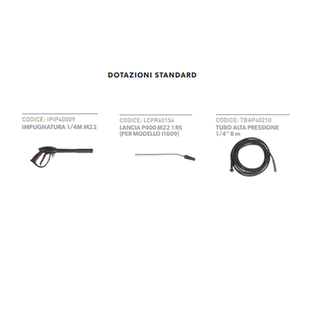 idropulitrice superjet1609pm accessori descr