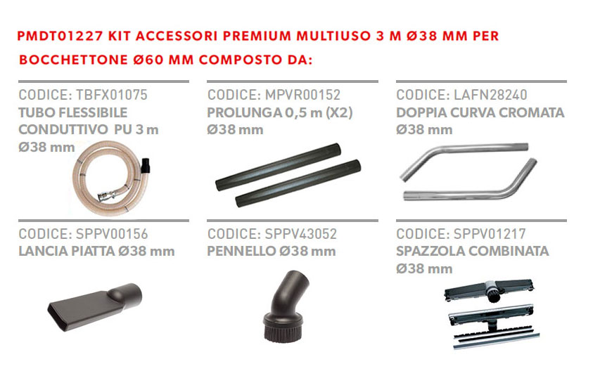 kit accessori soteco pmdt01227 descr