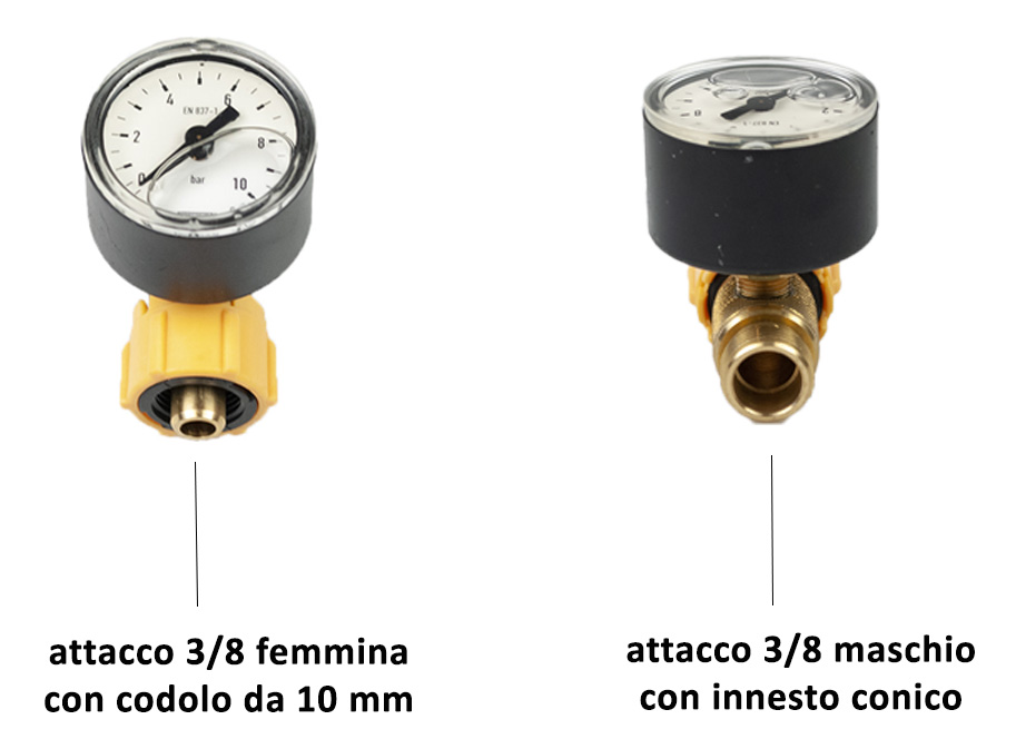 manometro volpi 19vber220 misure descr