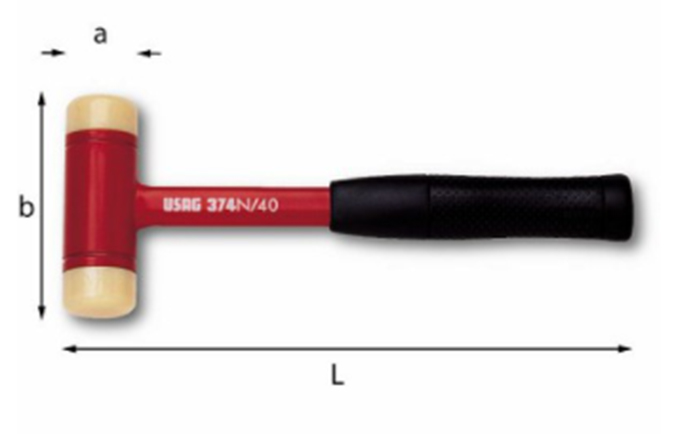 Mazzuola USAG 376 | Utensile Manuale Per Lavori Di Meccanica E Ferramenta | Robustezza E Durata - Foto 9