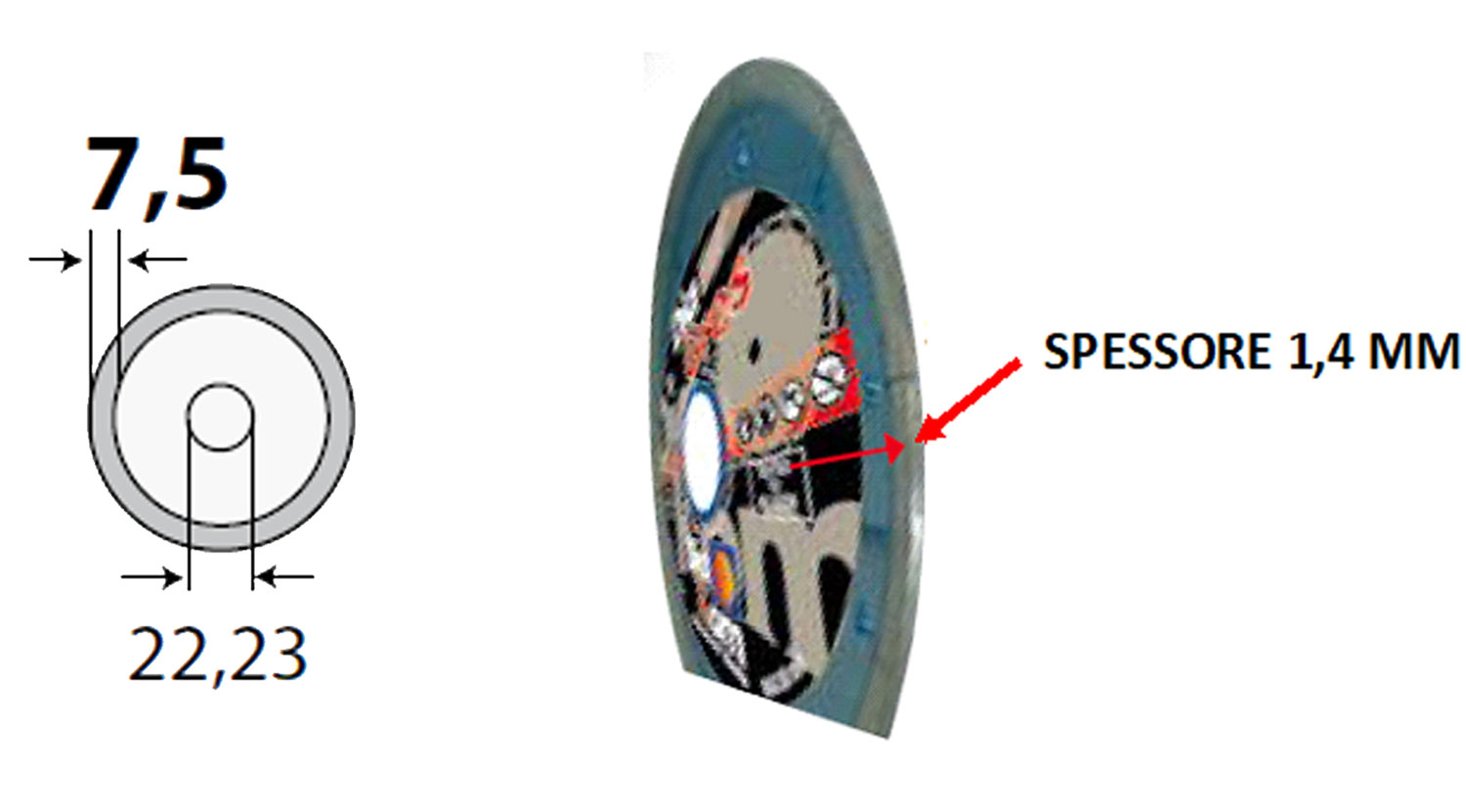 11314b dimensioni e spessore