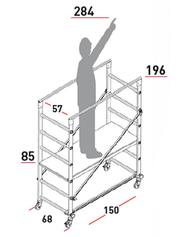 scala facal estro misure descr