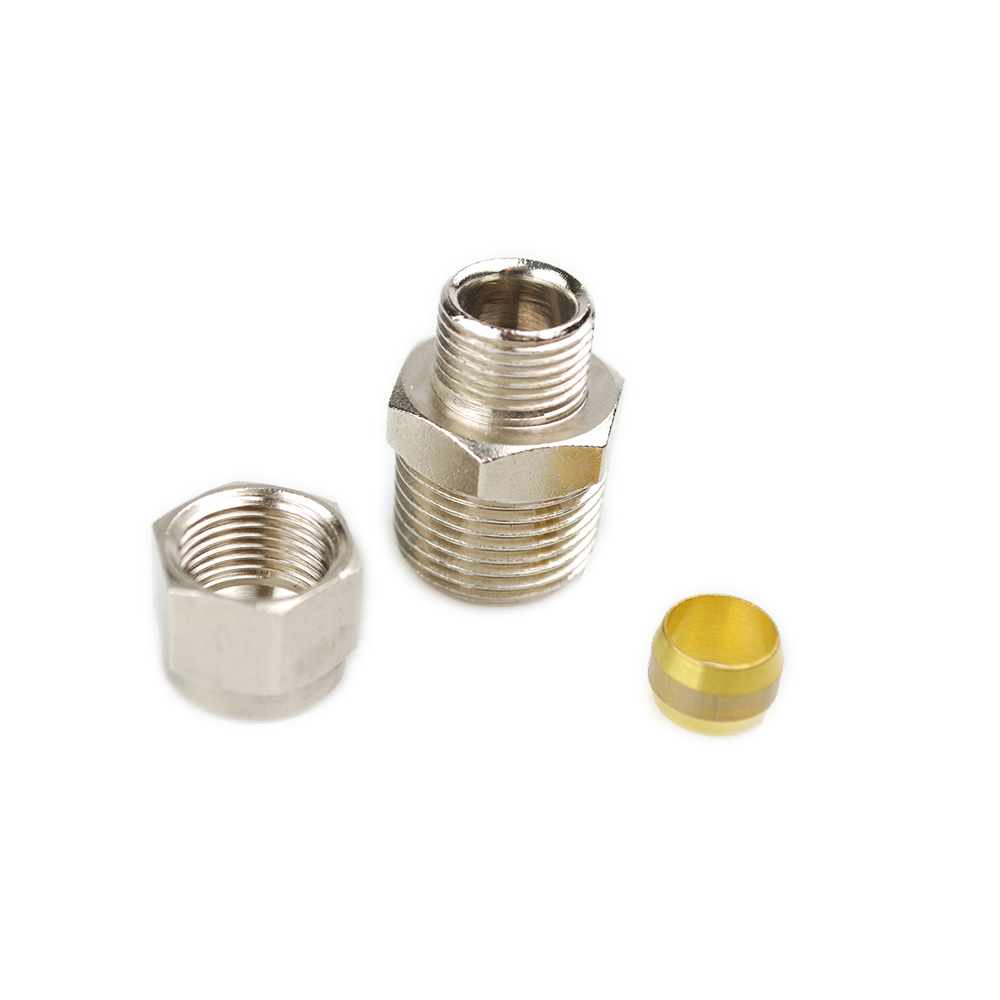 N°5 Pz. Raccordo A Ogiva In Acciaio Inox Diritto Maschio Fil. Conico - Store - Foto 11