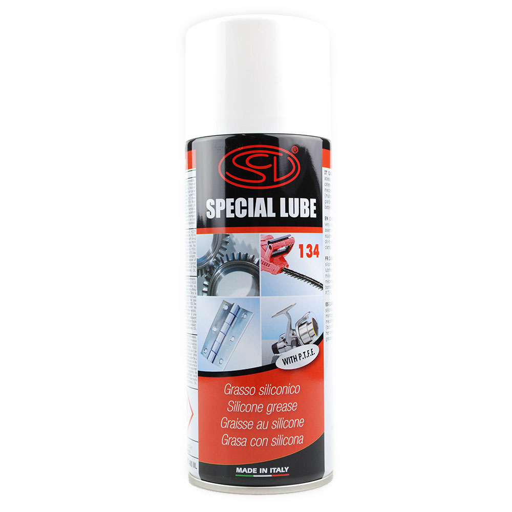 Lubrificante spray SC Special Lube formulato con silicone e PTFE incolore  ed idrorepellente 400 ml