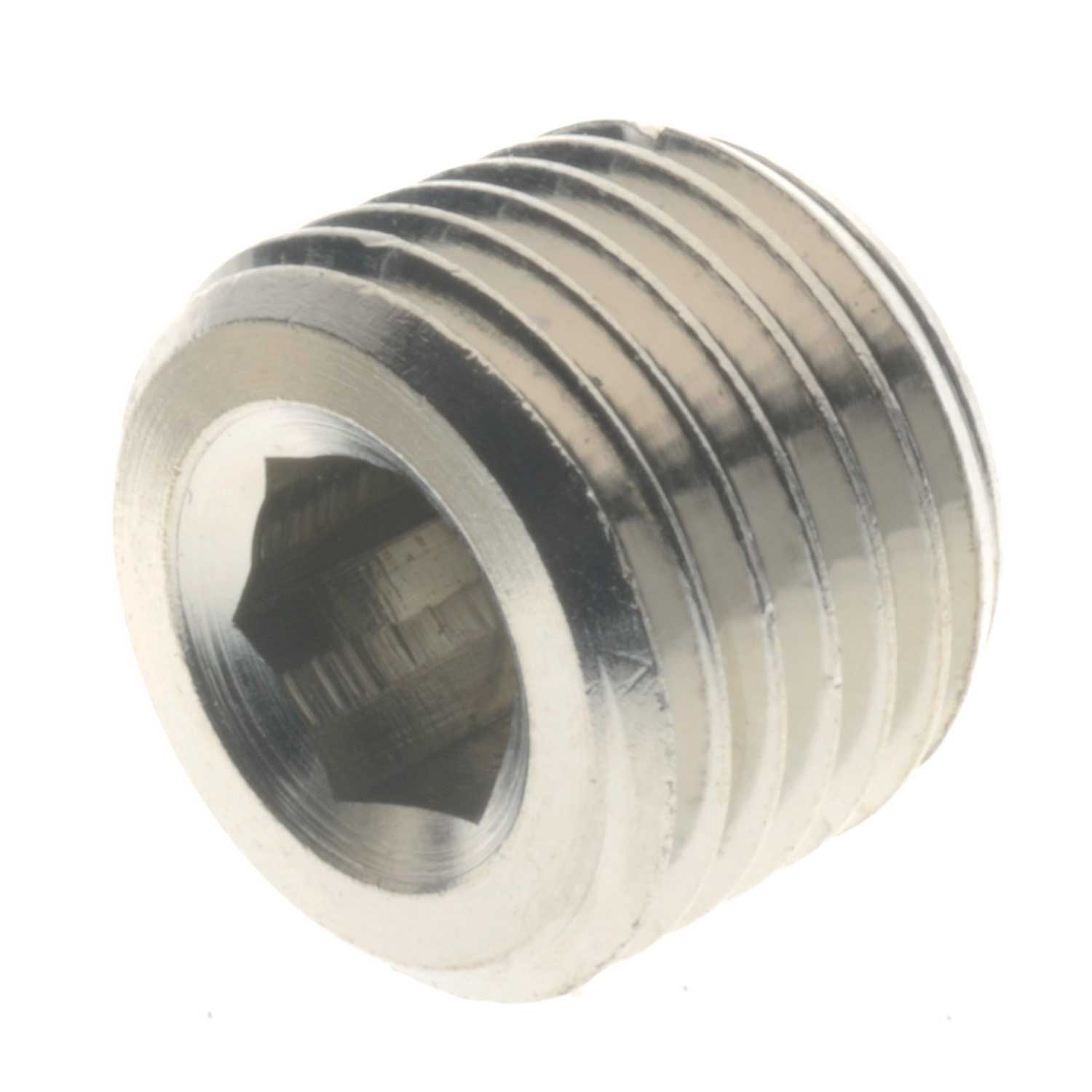 Tappo A Testa Esagonale In Ottone Massiccio 1/8 NPT Filettatura Maschio - Foto 10