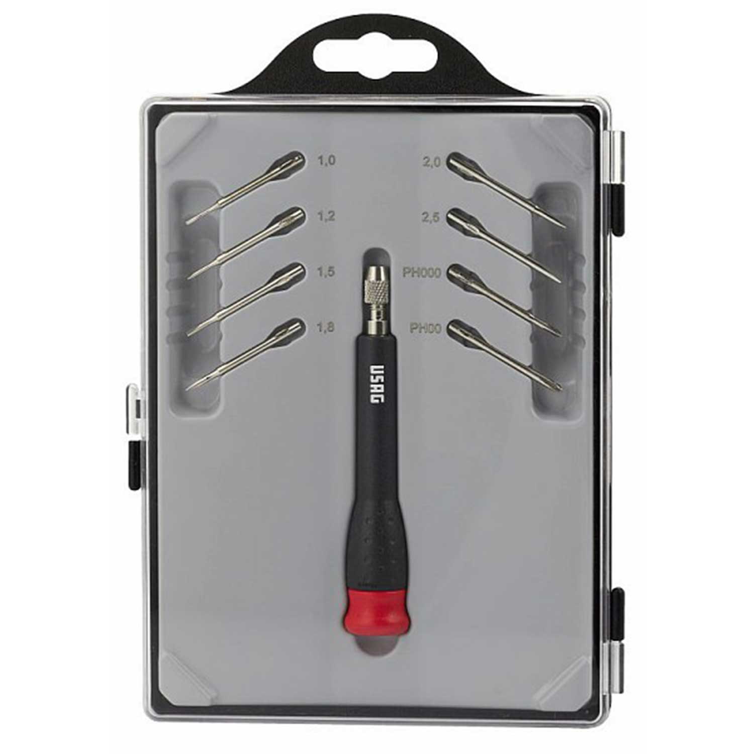 VESSEL Cacciavite Di Precisione Set 6 Pezzi +0 + 00 0.9 1.2 1.8 2.3 TD - Foto 3