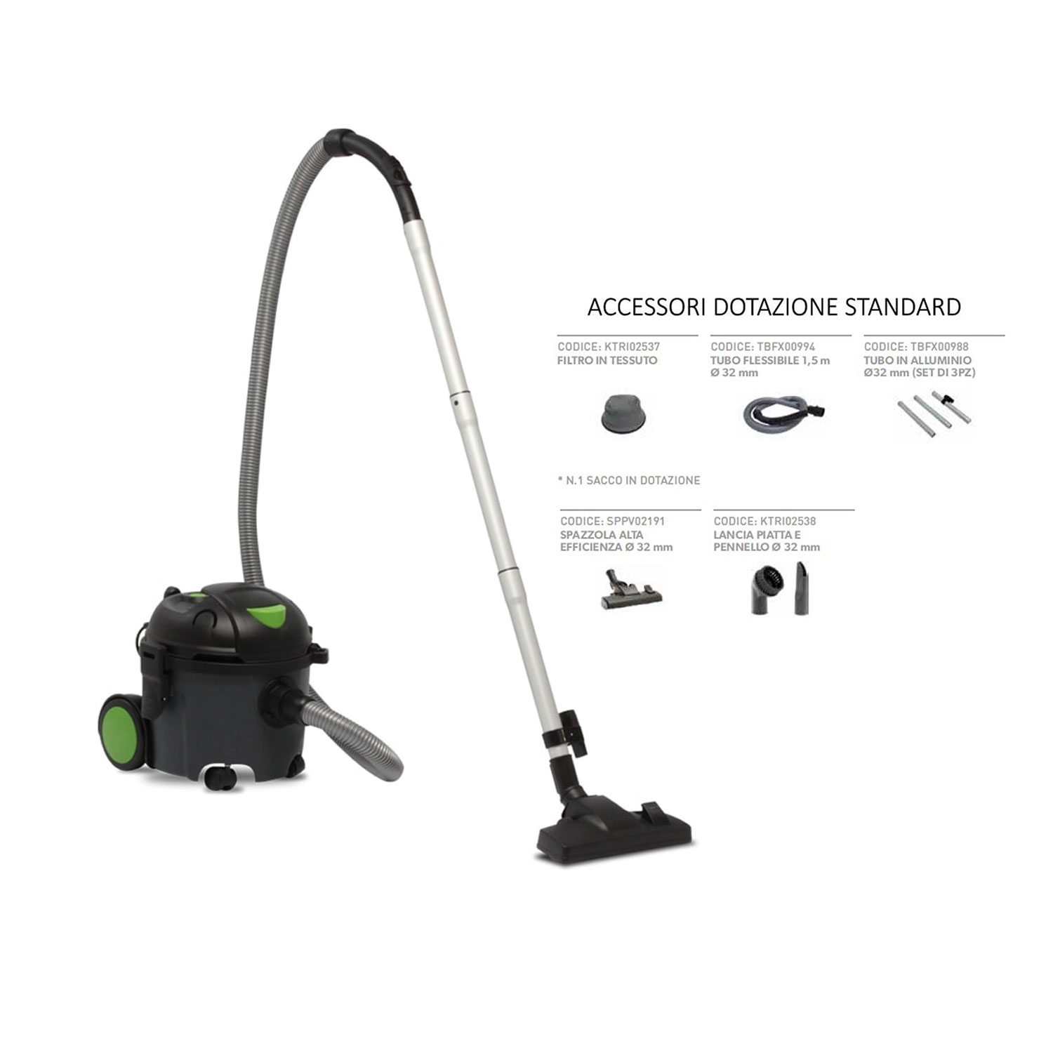 Filtro Tela Per Aspirapolvere Soteco Base 315 - Ricambio Originale - Foto 9