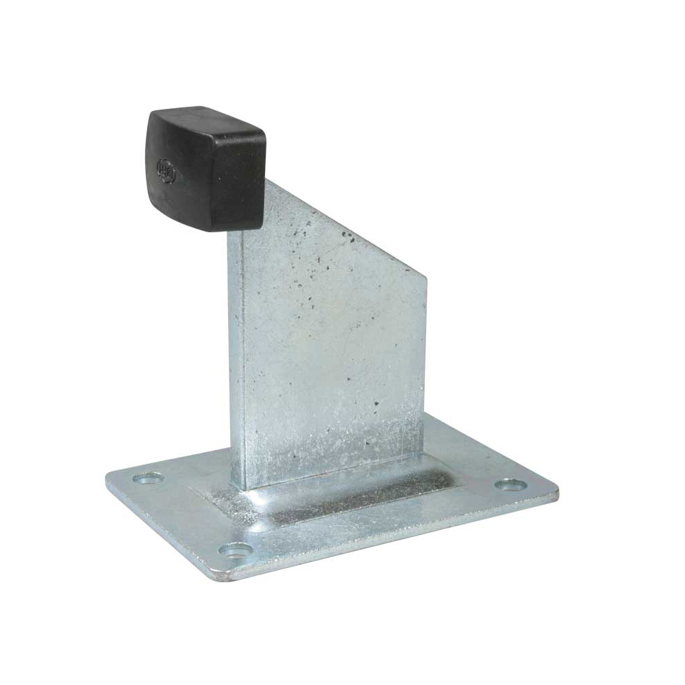 Battente Arresto Per Cancello - In Acciaio Zincato, Base 130x160 Mm, Modello 380F COMBI - Foto 6