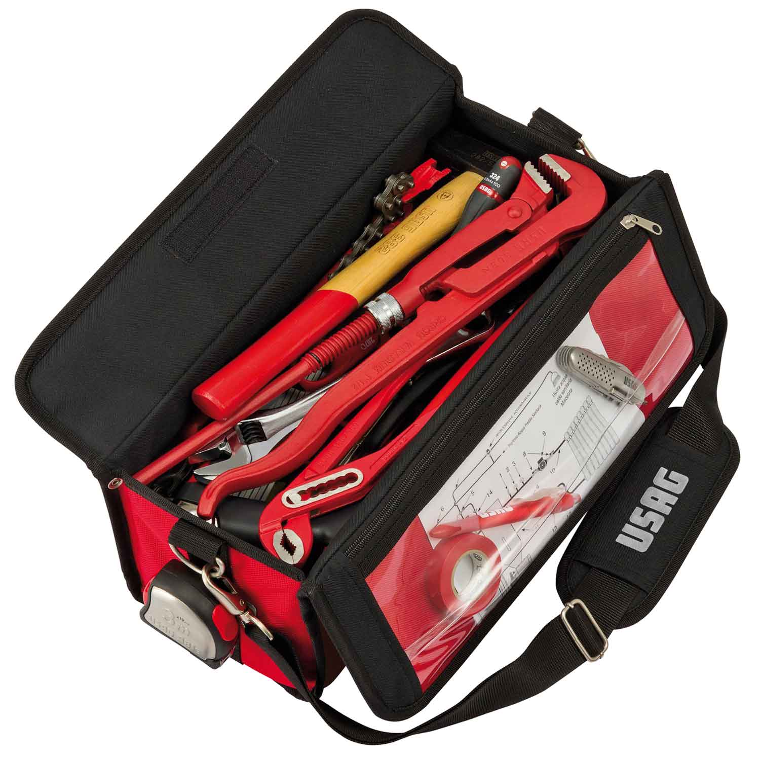 Borsa Porta Notebook USAG 007 PCV - Tracolla Amovibile, Per PC Fino 34x24cm - Foto 2