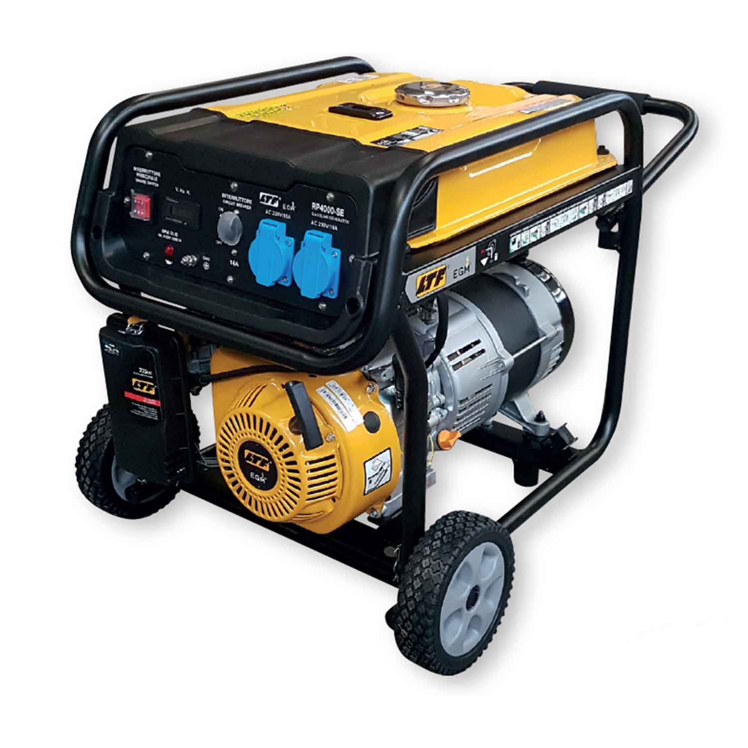 Generatore di corrente EGM rp3500se monofase motore a benzina 4 tempi 208cc potenza 3/2,8 kW 230