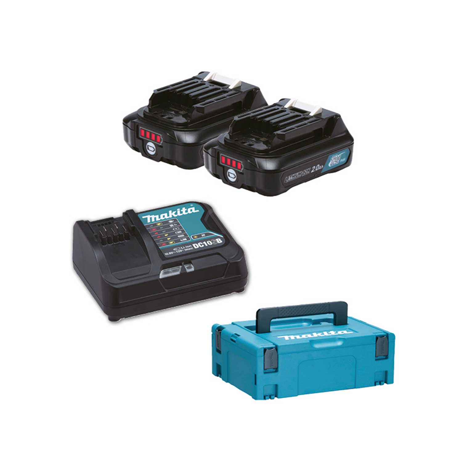 2,0 Ah 12 V Batteria agli ioni di litio Makita BL1021B 2,0 Ah 12 V Batteria agli ioni di litio Makita BL1021B