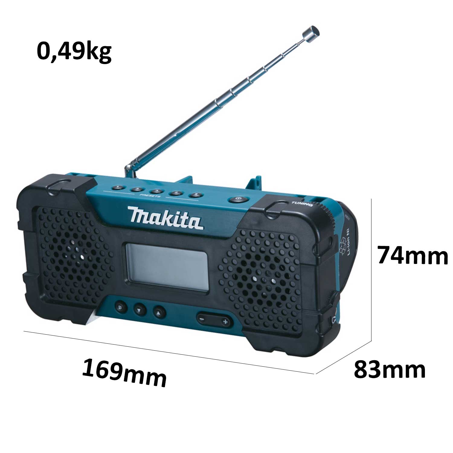 Stereo Makita mr051 10,8V senza batteria