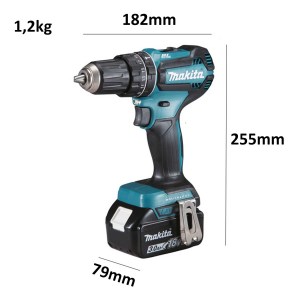 avvitatore-makita-dhp485zj-misure