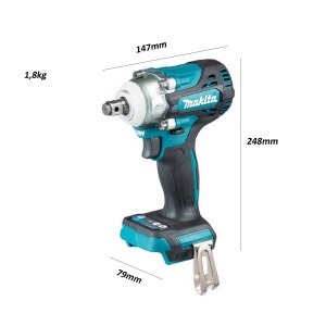 avvitatore-makita-dtw285zj-misure