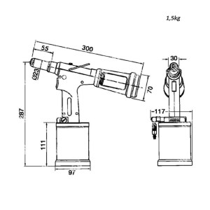 rivettatrice-rivit-riv503-misure
