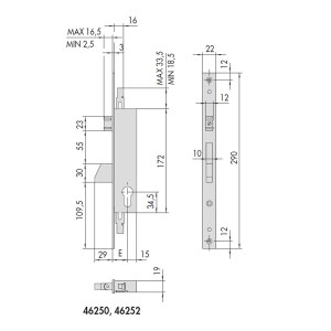serratura-cisa-46250-misure