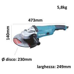 smerigliatrice-ga9020kd-misure