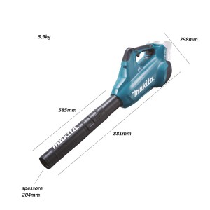 soffiatore-makita-dub362z-misure