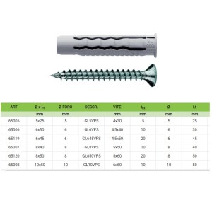 tassello-geb-gl-nylon+vite-misure