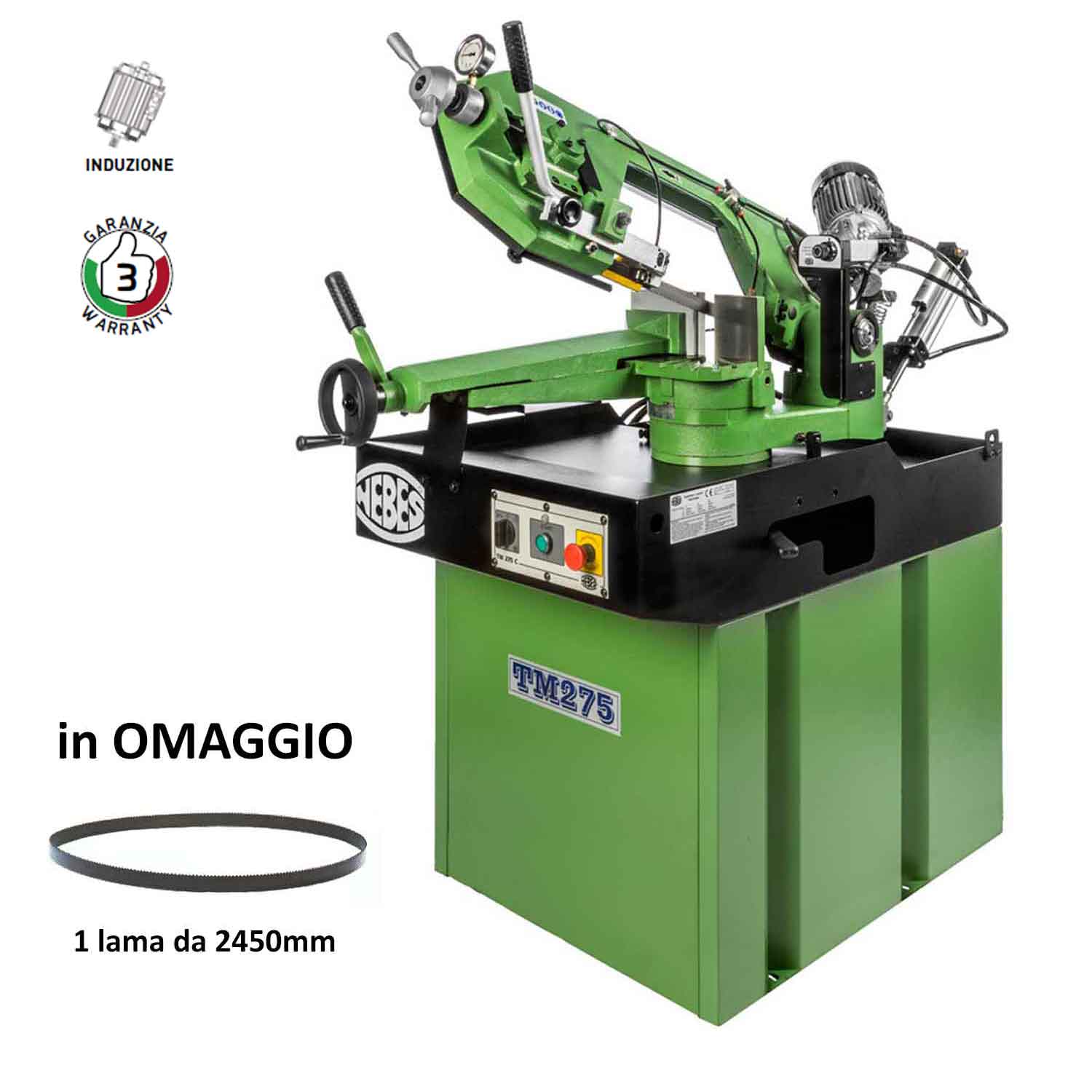 Bayerwald Werkzeuge Lama Per Sega A Nastro Bimetallica BiForce Base, 2450 X 27 X 0,9 Mm, Passo 6 Denti M42 – Ideale Per Acciaio E Metalli Non Ferrosi