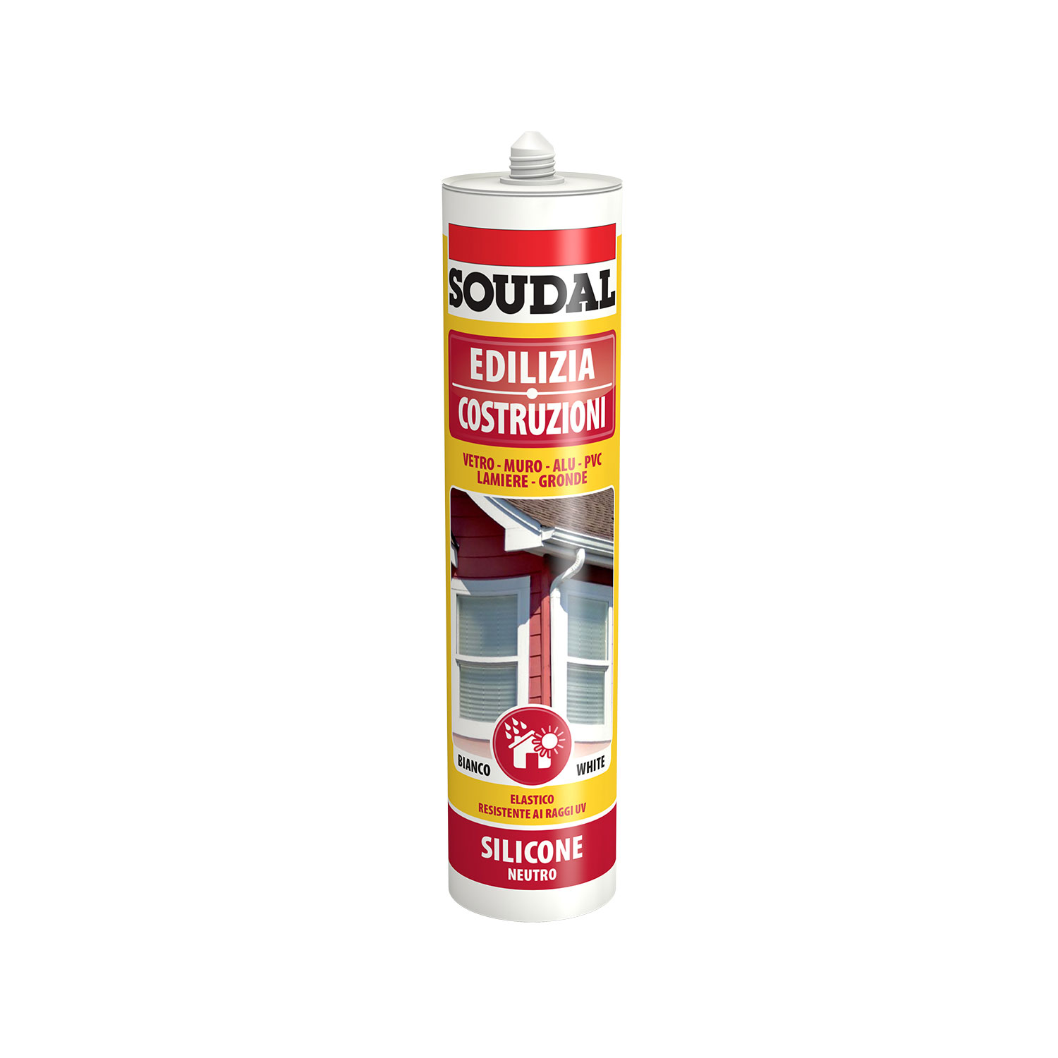 Sigillante Neutro 300ml Colore Testa Di Moro Silicone Edilizia Soudal Per Lattoneria A Basso Modulo