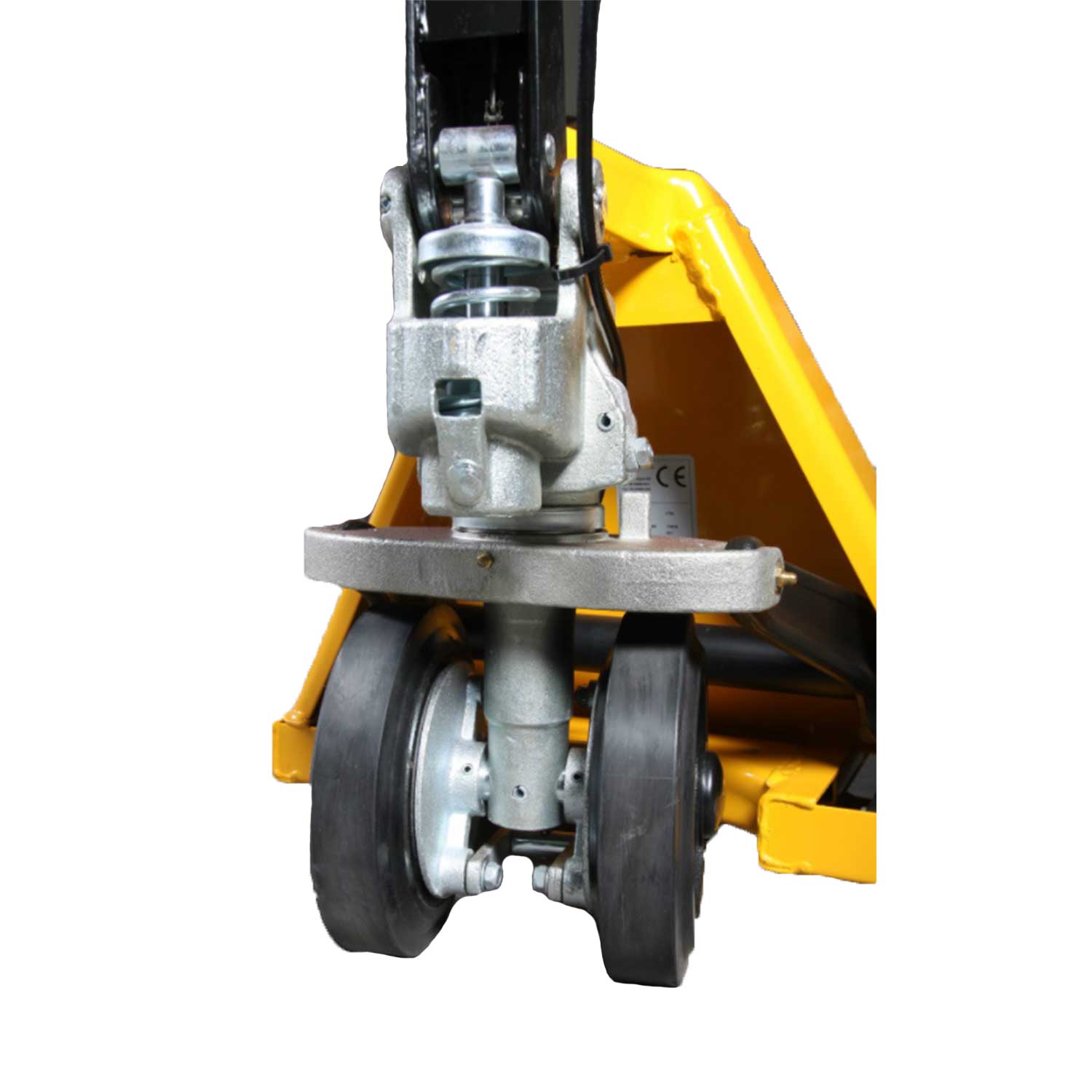 Transpallet Manuale Da 2000 Kg - Doppio Rullo In Nylon - Per Ortofrutta E Magazzino