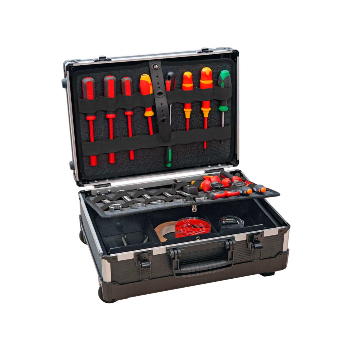 Valigia porta attrezzi GT Line FLASH WH2 PEL in ABS 2 pannelli e tasche portadocumenti e